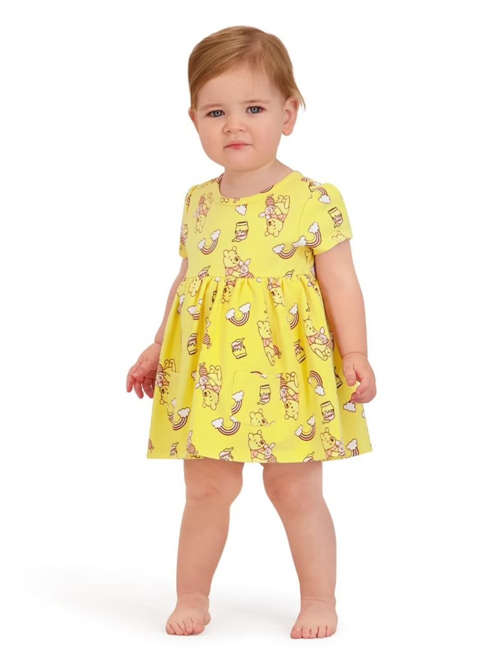 NEW Disney Baby Girls 2-Pack Dress Winne The Pooh 24 Month